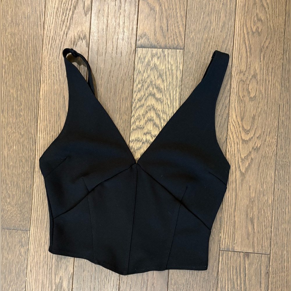 Abercrombie Plunge Corset Top